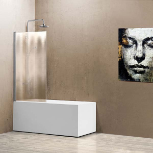 Душевая шторка на ванну Vincea VSB-11800CH, 80х140, шиншилла