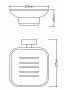 Мыльница Omnires Lift 8159CR