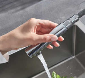 Смеситель для кухонной мойки Grohe Blue Pure Minta 30393000 в комплекте с фильтром