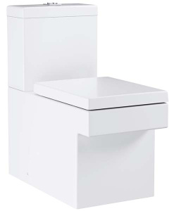 Напольный унитаз Grohe Cube Ceramic 3948400H безободковый, белый