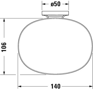 Мыльница Duravit Starck T 0099334600