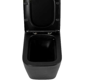 Подвесной унитаз BelBagno Ardente-C BB3202CHR-MB безободковый, черный матовый