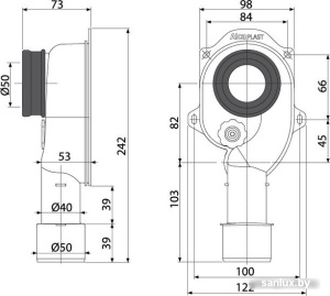 Сифон Alcaplast A45C фото 1