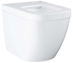 Приставной унитаз Grohe Euro Ceramic 3933900H безободковый, белый