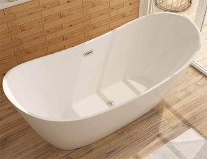 Акриловая ванна Calani Lotus White