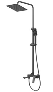 Душевая стойка Grossman Cosmo 500.K35.02.210 / 500.K35.02.420, черный матовый