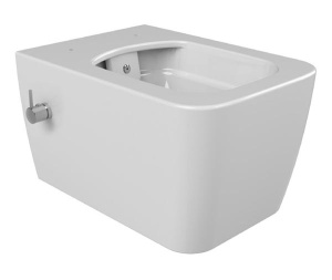 Подвесной унитаз CeraStyle Hera HC01706PH00 безободковый с функцией биде, белый