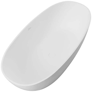 Ванна из искусственного камня Allen Brau Solid Stone Krion Oval 2.35003.21