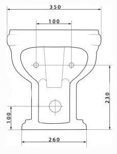Напольное биде Caprigo Borgo 3814