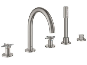 Смеситель на борт ванны Grohe Atrio New 19923DC3, суперсталь