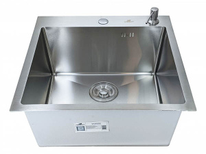 Кухонная мойка Wisent W35050+WW405A с дозатором