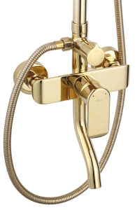 Душевая стойка Rea Bloom Gold REA-P9528 / Gold White REA-P9529, золото