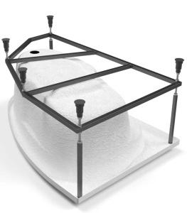 Каркас для ванны Cersanit Joanna 160 New / K-RW-JOANNA160