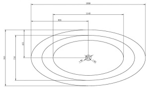 Акриловая ванна Abber AB9206