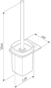 Ершик для унитаза AM.PM Inspire 2.0 A50A33400