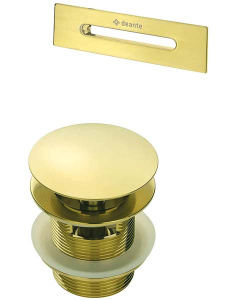 Донный клапан Deante Gold Br KYY_R10B для ванны