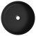 Умывальник Wellsee Coax 323505000 / 323508000 / 323511000, 30х30, черный матовый