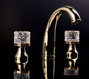 Смеситель для умывальника Boheme Crystal 297-CRST