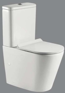 Напольный унитаз BelBagno Flay-R безободковый, белый