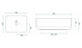 Умывальник Rea Demi Mini White U5064