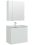 Шкаф-зеркало Aquanet Алвита New 80 белый матовый
