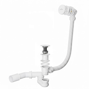 Сифон для ванны Roxen R70C-W Click-Clack с функцией верхней очистки