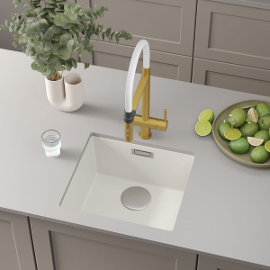 Кухонная мойка Roxen Gap 360270-44CW Cloud White