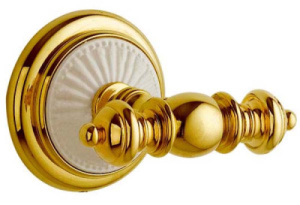 Крючок Boheme Palazzo 10106 / 10156, золото, белый