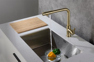 Смеситель для кухонной мойки Timo Hette 1026/02F с подключением к фильтру воды