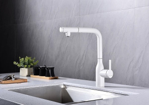 Смеситель для кухонной мойки Paulmark Viper Vi213105-431(WH) с подключением к фильтру воды
