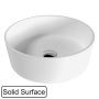 Умывальник Whitecross Agate белый матовый Solid Surface