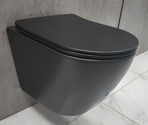 Подвесной унитаз SantiLine SL-5025MB