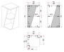 Пенал ЗОВ Кито 40-L / 40-R белый