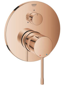 Смеситель встраиваемый Grohe Essence 24092DA1 / 24092DL1 (3 функции), теплый закат глянец