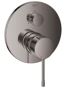 Смеситель встраиваемый Grohe Essence 24092A01 / 24092AL1 (3 функции), темный графит глянец