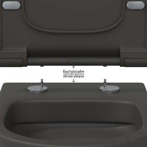 Подвесной унитаз Berges Ego XL Rimless 083218 с крышкой Soft Close