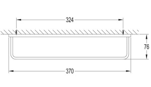 Держатель для полотенец Omnires Darling DA70230GL / DA70216GL, 37, золото
