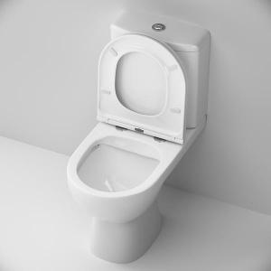 Напольный унитаз AM.PM Gem FlashClean C908600SC с сиденьем Soft Close, белый