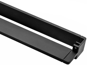 Полка Rea Evo Black HOM-00652 с держателем