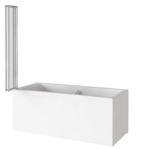 Душевая шторка на ванну Good Door SCREEN GR4-100 C-CH профиль хром