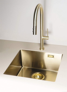 Кухонная мойка Deante Olfato Precious Gold BR ZPO_R10B