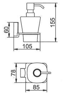 Дозатор для моющих средств Ledeme L30327B
