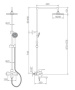 Душевая стойка Ledeme L2402