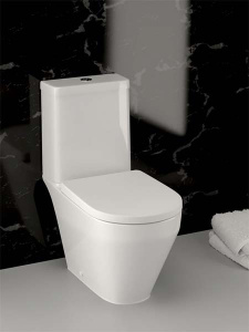 Напольный унитаз Керамин Бари R, slim Soft Close