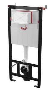 Система инсталляции AlcaPlast AM101/1120 с кнопкой M570 / M571 / M572 / M578, сатин (хром матовый)
