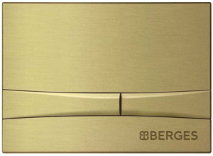 Кнопка для инсталляции Berges Novum F8 040058 / F9 040059, бронза глянцевая
