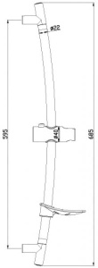 Душевая штанга Lemark LM8064C
