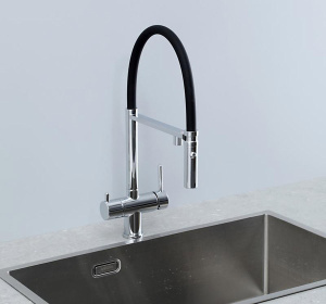 Cмеситель для кухонной мойки Gappo G4397-80 / G4397-83 / G4397-86 / G4397-89 под фильтр, хром, черный