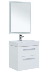 Комплект мебели Aquanet Nova 60 / 75, 60, белый глянец