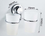 Стакан Ledeme L3708 двойной